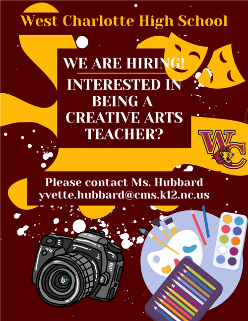 now hiring an art teacher
